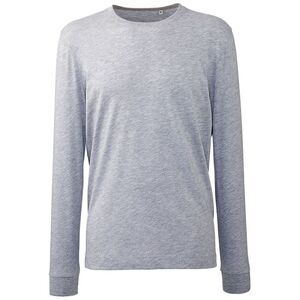 Anthem Mens Marl Long-Sleeved T-Shirt / Grey Marl